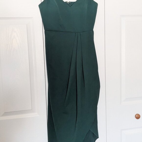 Lulus Reinette Dark Green Midi Dress - Picture 5 of 6